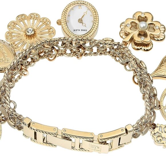 Women's Premium Crystal Accented Charm Bracelet Watch - Picture 3 of 6